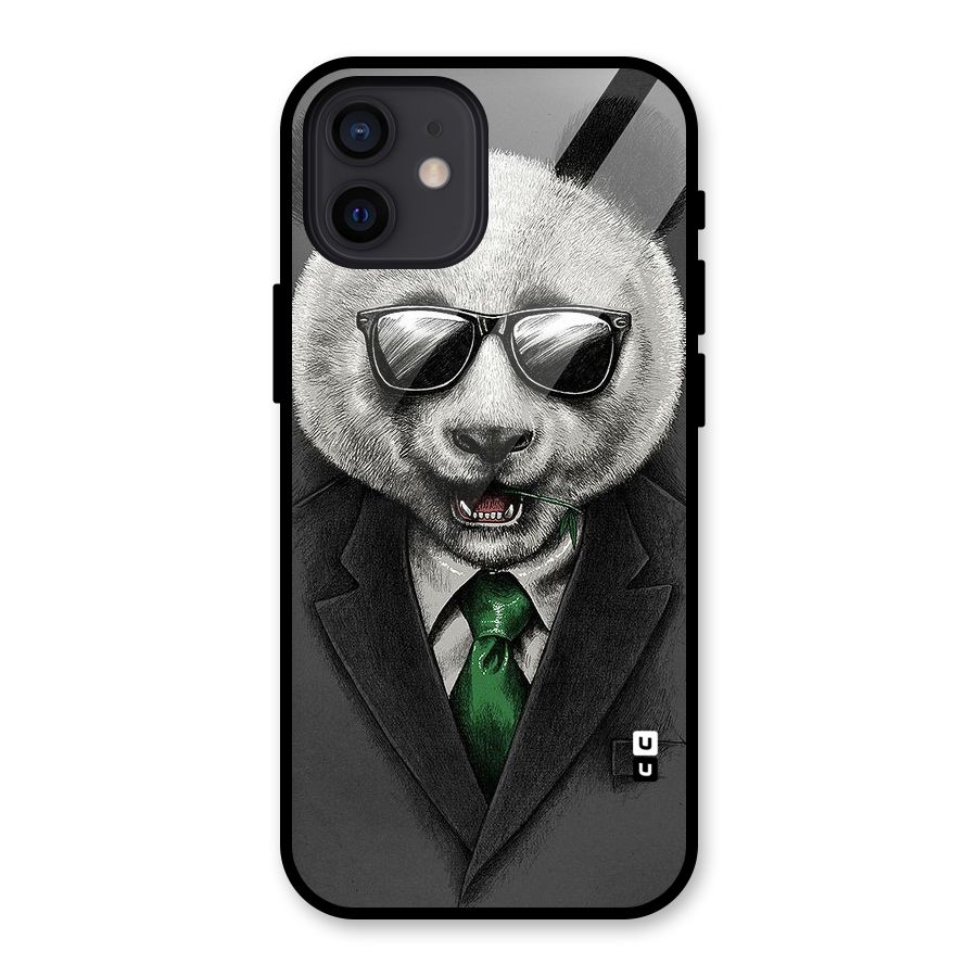 Bear Face Glass Back Case for iPhone 12
