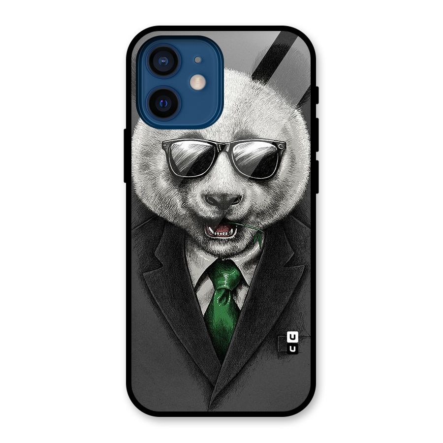 Bear Face Glass Back Case for iPhone 12 Mini