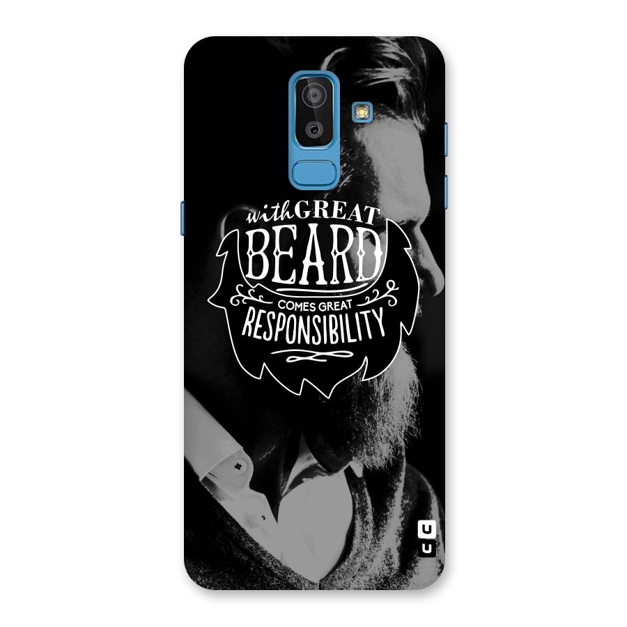 Beard Responsibility Quote Back Case for Galaxy On8 (2018)