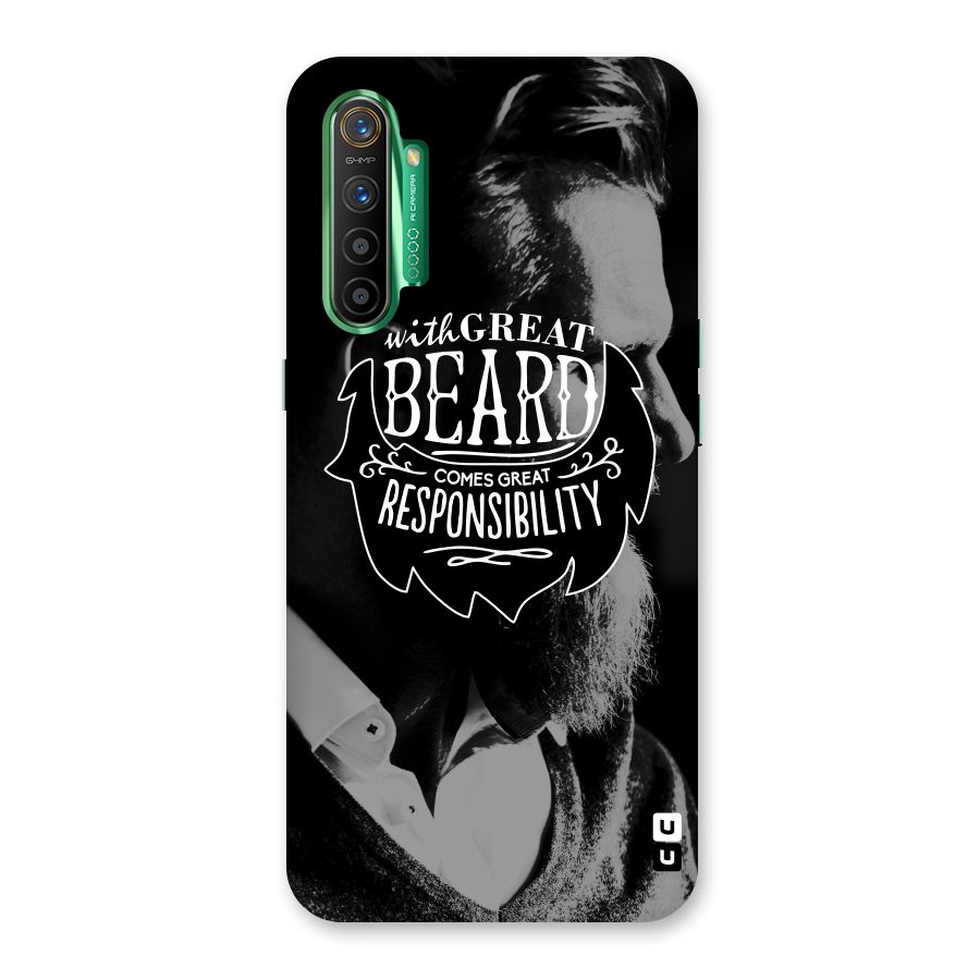 Beard Responsibility Quote Back Case for Realme X2