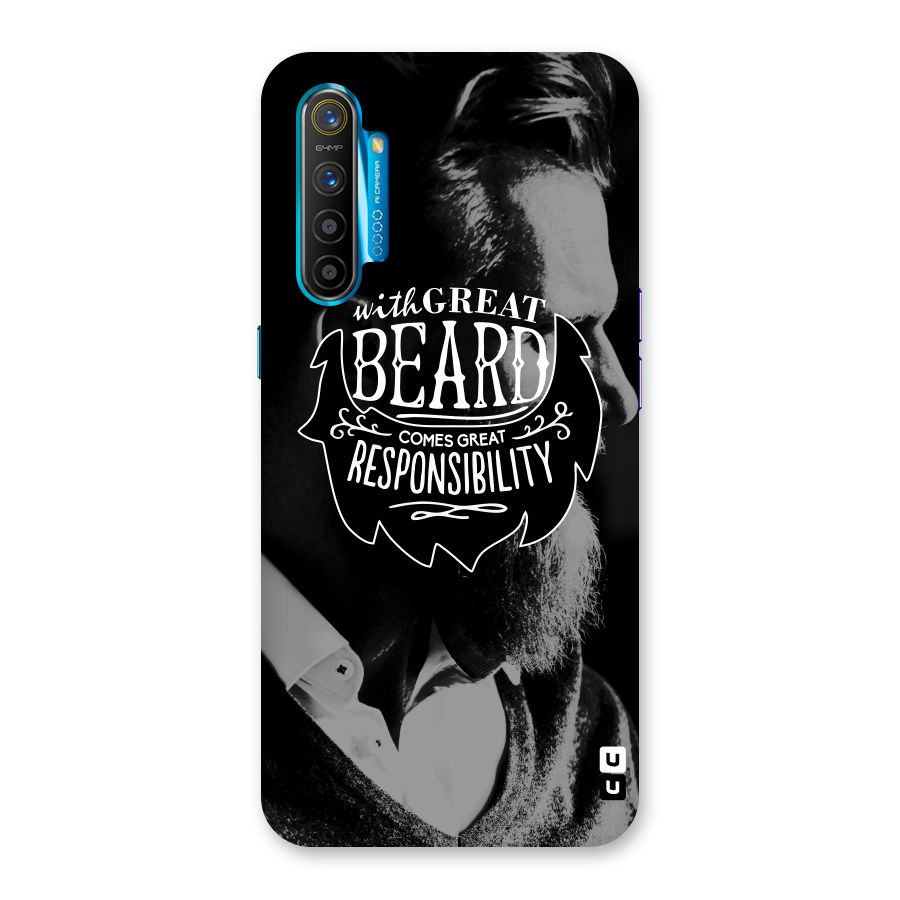 Beard Responsibility Quote Back Case for Realme XT