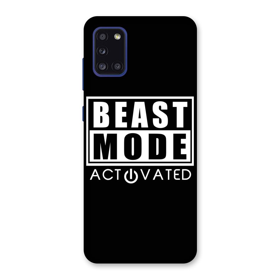 Beast Mode Activated Back Case for Galaxy A31