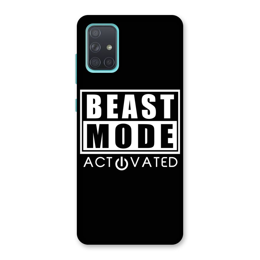 Beast Mode Activated Back Case for Galaxy A71
