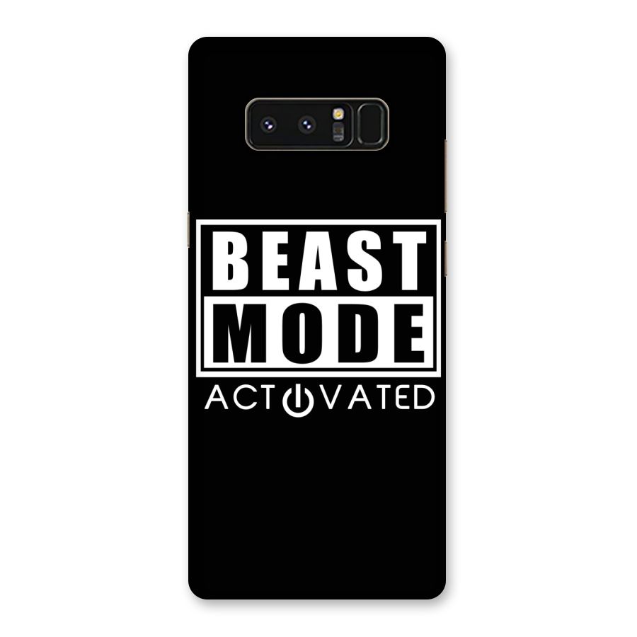 Beast Mode Activated Back Case for Galaxy Note 8