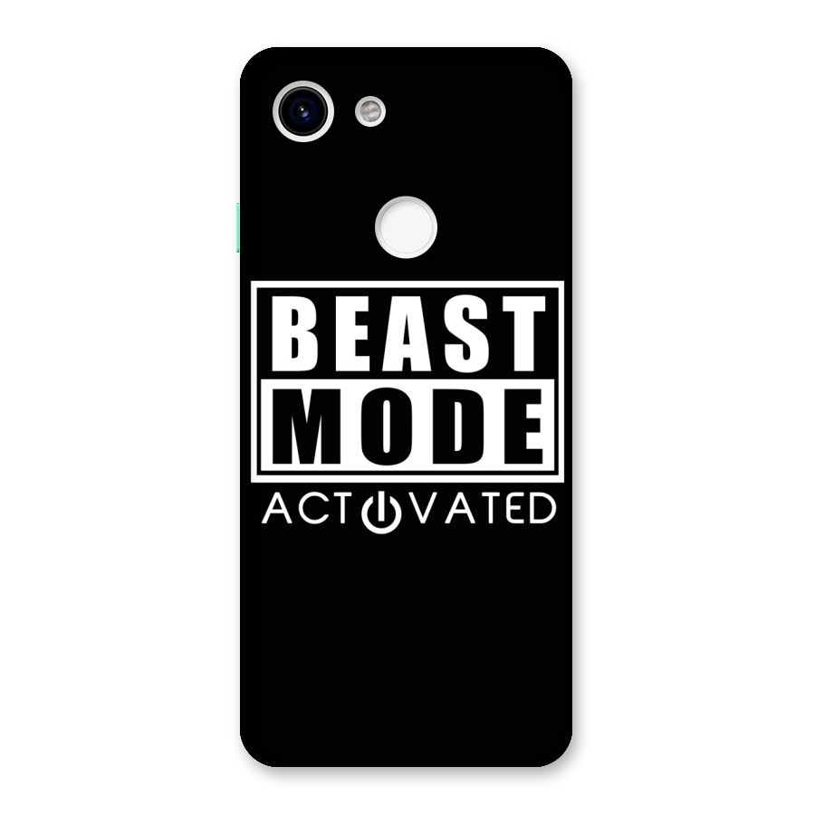 Beast Mode Activated Back Case for Google Pixel 3