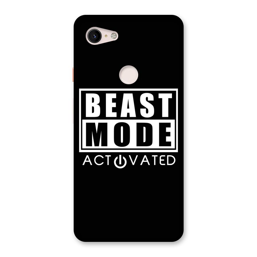 Beast Mode Activated Back Case for Google Pixel 3 XL