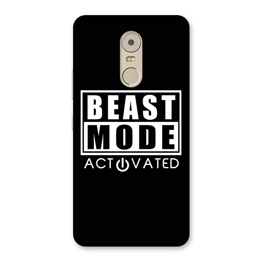 Beast Mode Activated Back Case for Lenovo K6 Note