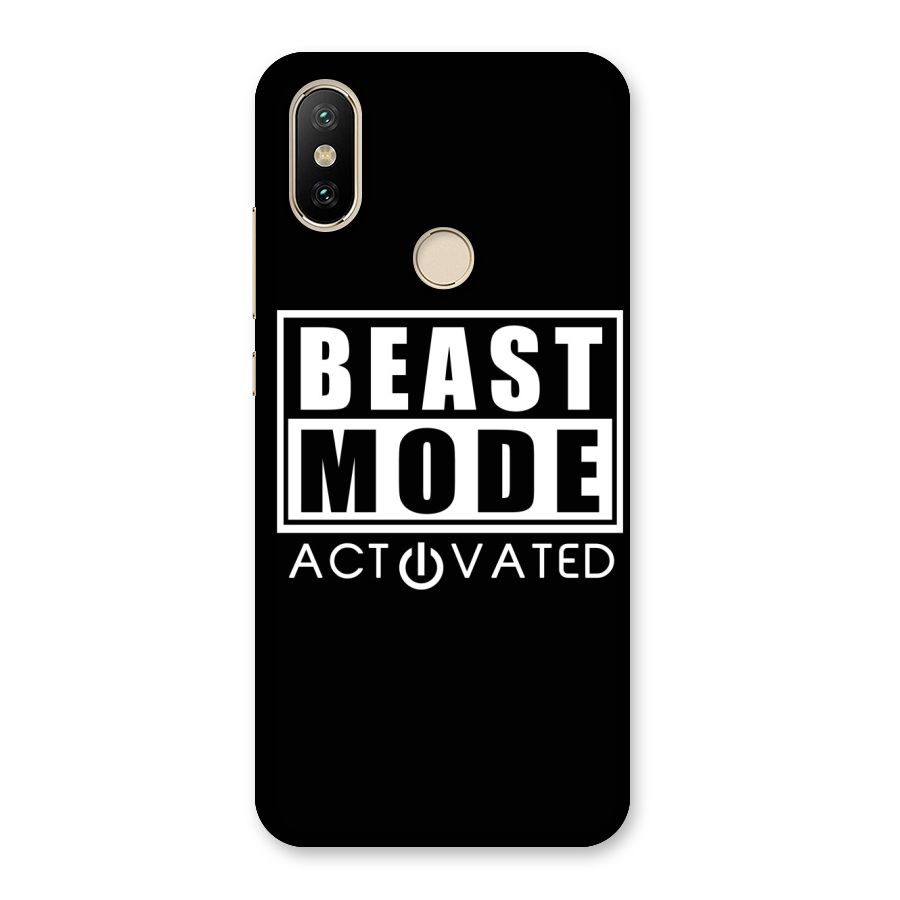 Beast Mode Activated Back Case for Mi A2