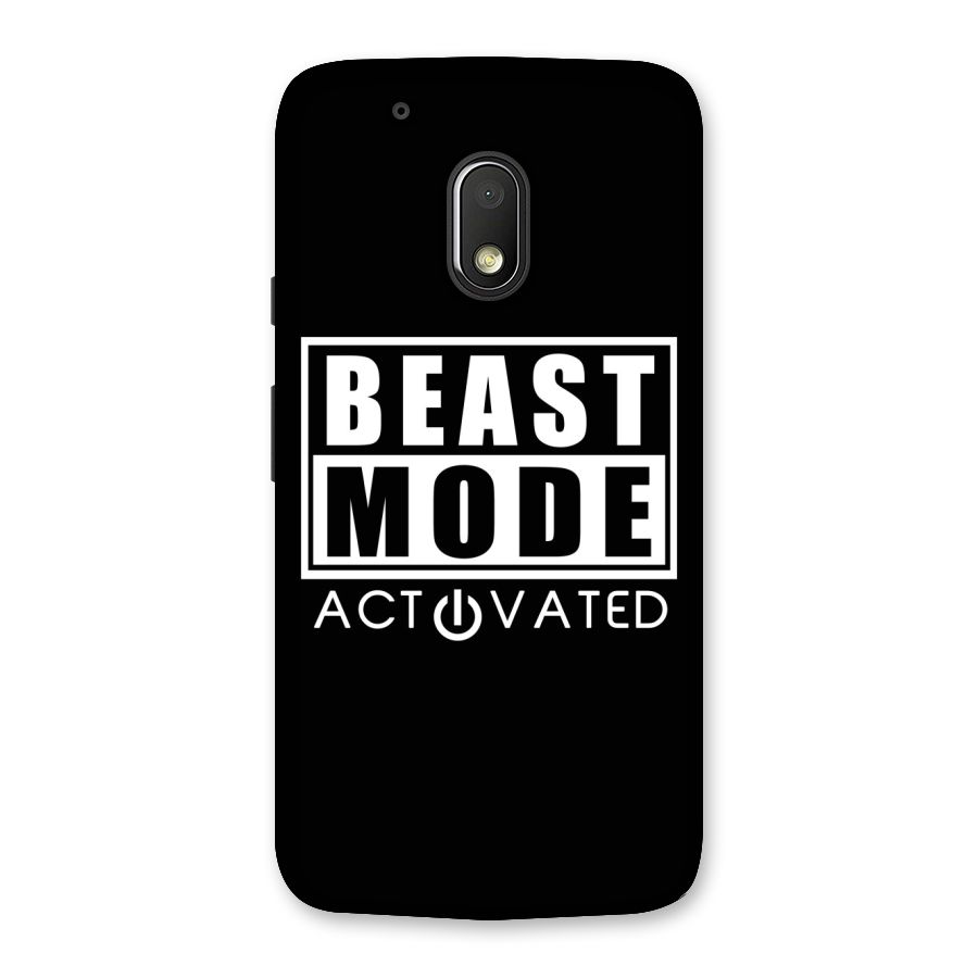 Beast Mode Activated Back Case for Moto G4 Play