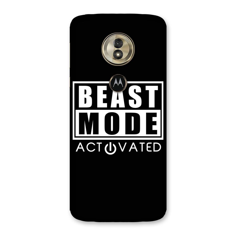Beast Mode Activated Back Case for Moto G6 Play