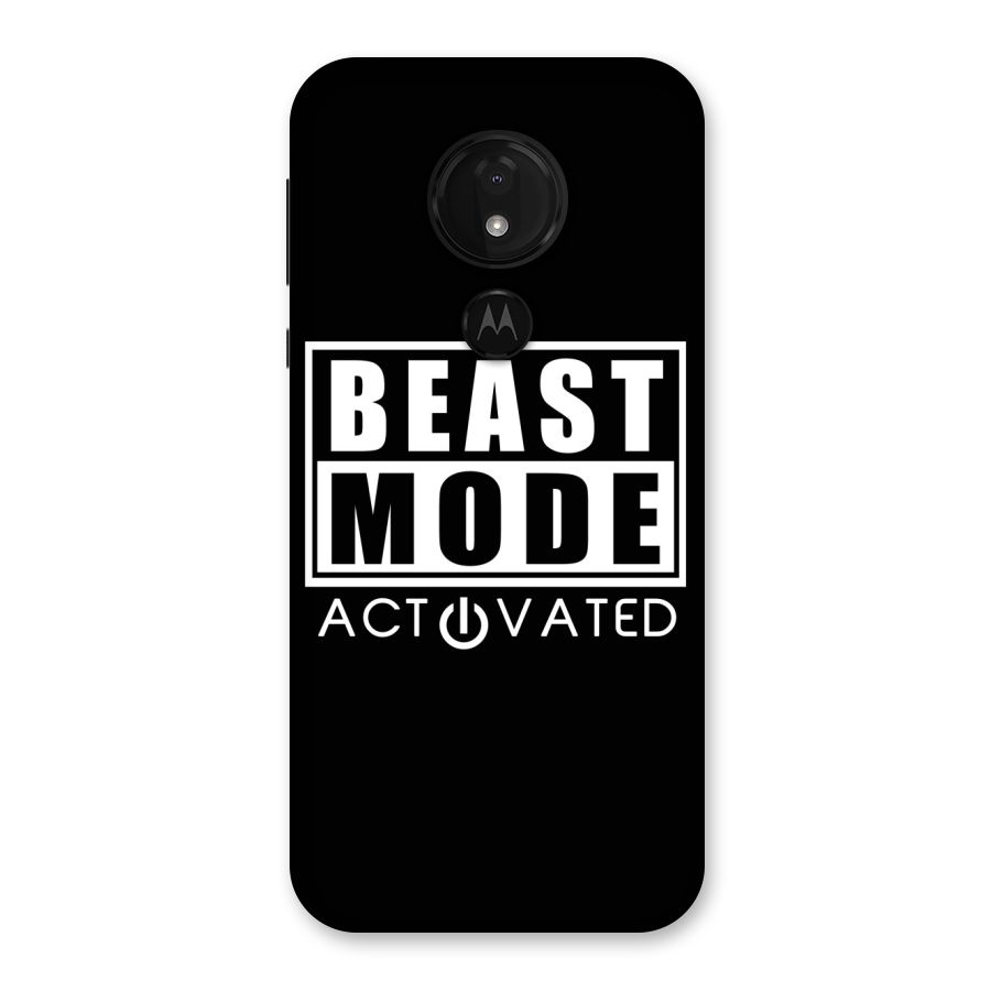 Beast Mode Activated Back Case for Moto G7 Power