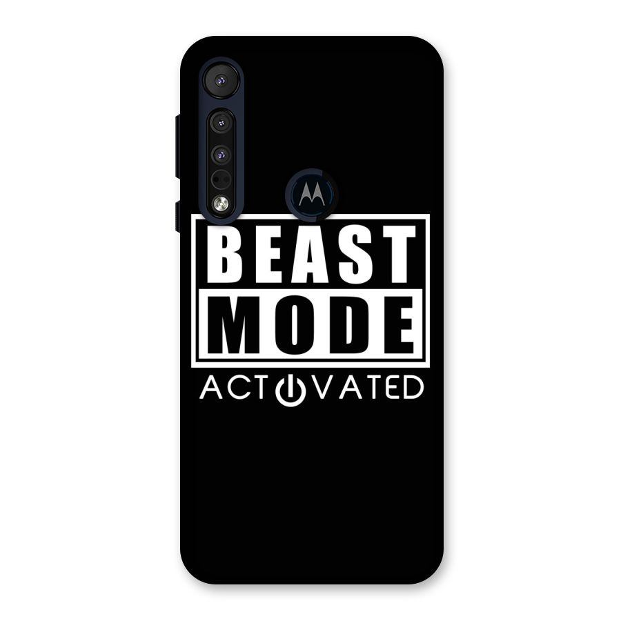 Beast Mode Activated Back Case for Motorola One Macro