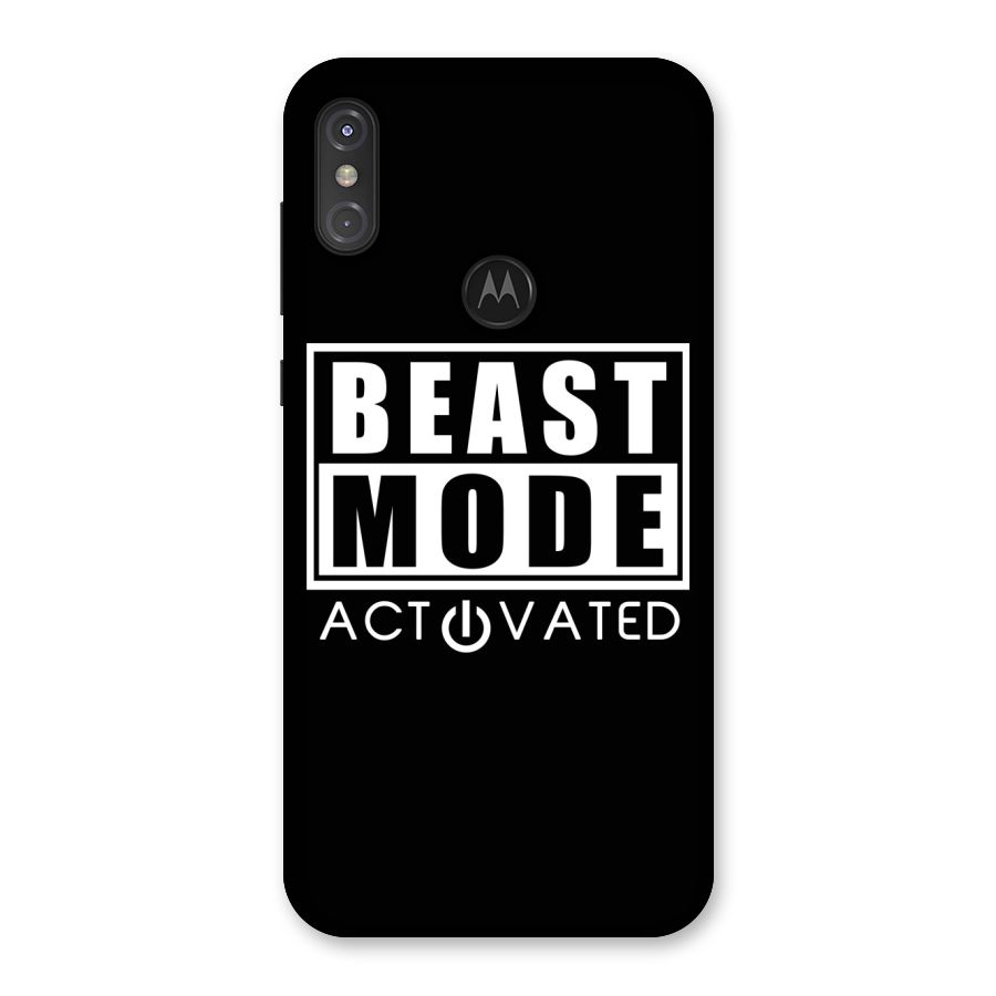 Beast Mode Activated Back Case for Motorola One Power