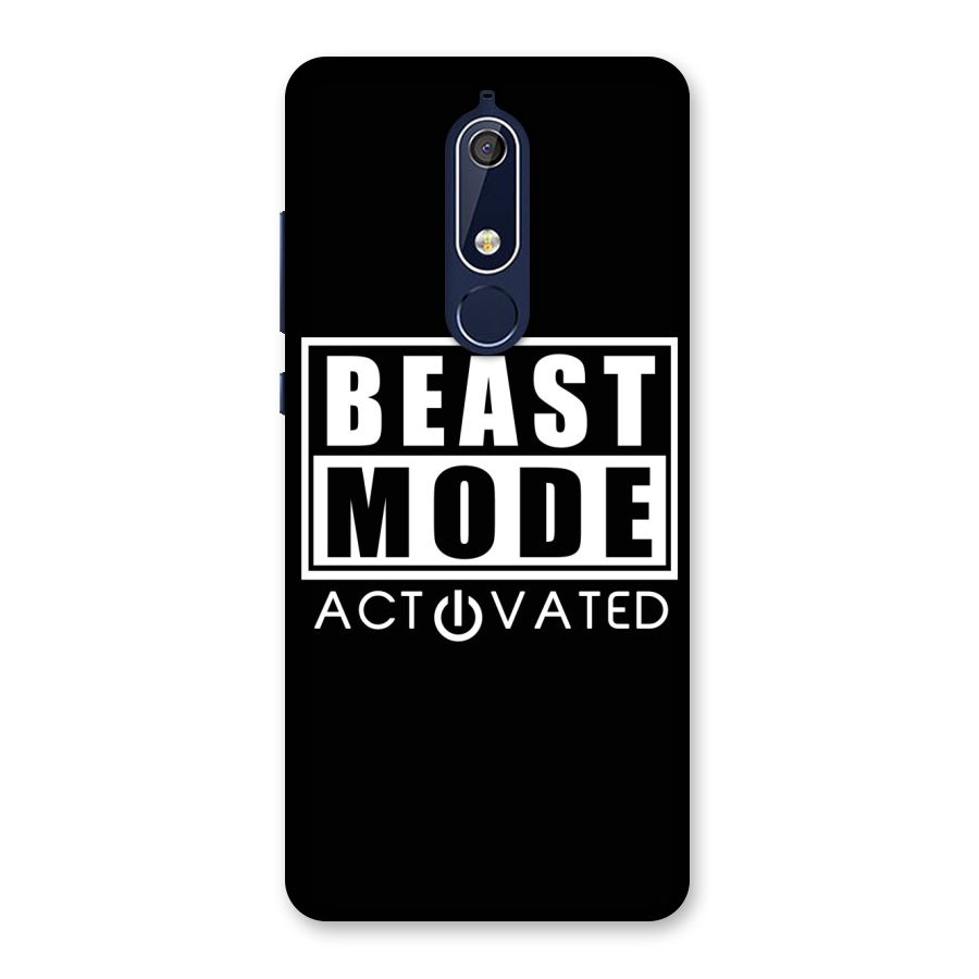 Beast Mode Activated Back Case for Nokia 5.1