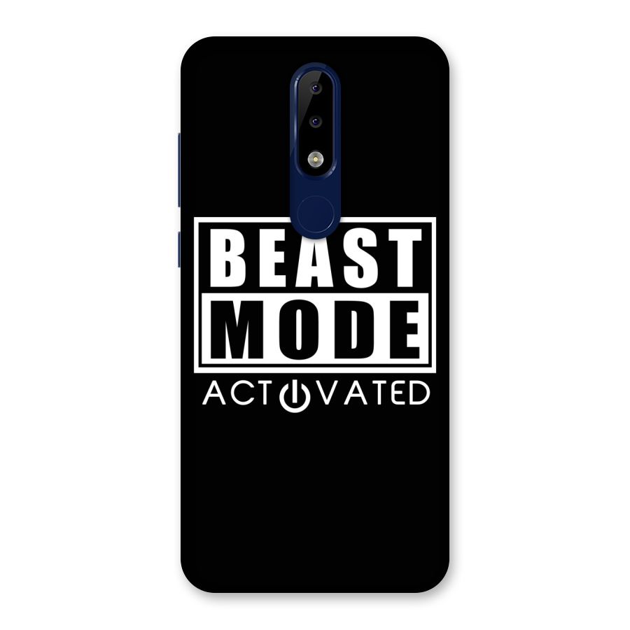 Beast Mode Activated Back Case for Nokia 5.1 Plus