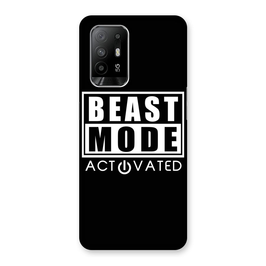 Beast Mode Activated Back Case for Oppo F19 Pro Plus 5G