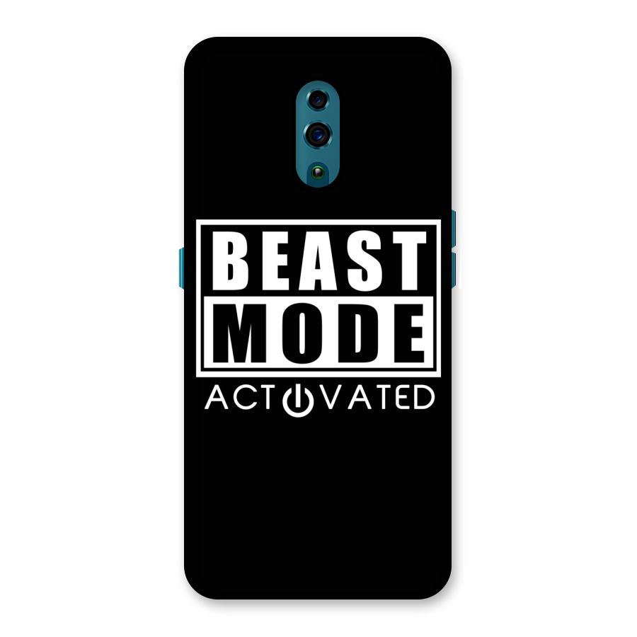 Beast Mode Activated Back Case for Oppo Reno