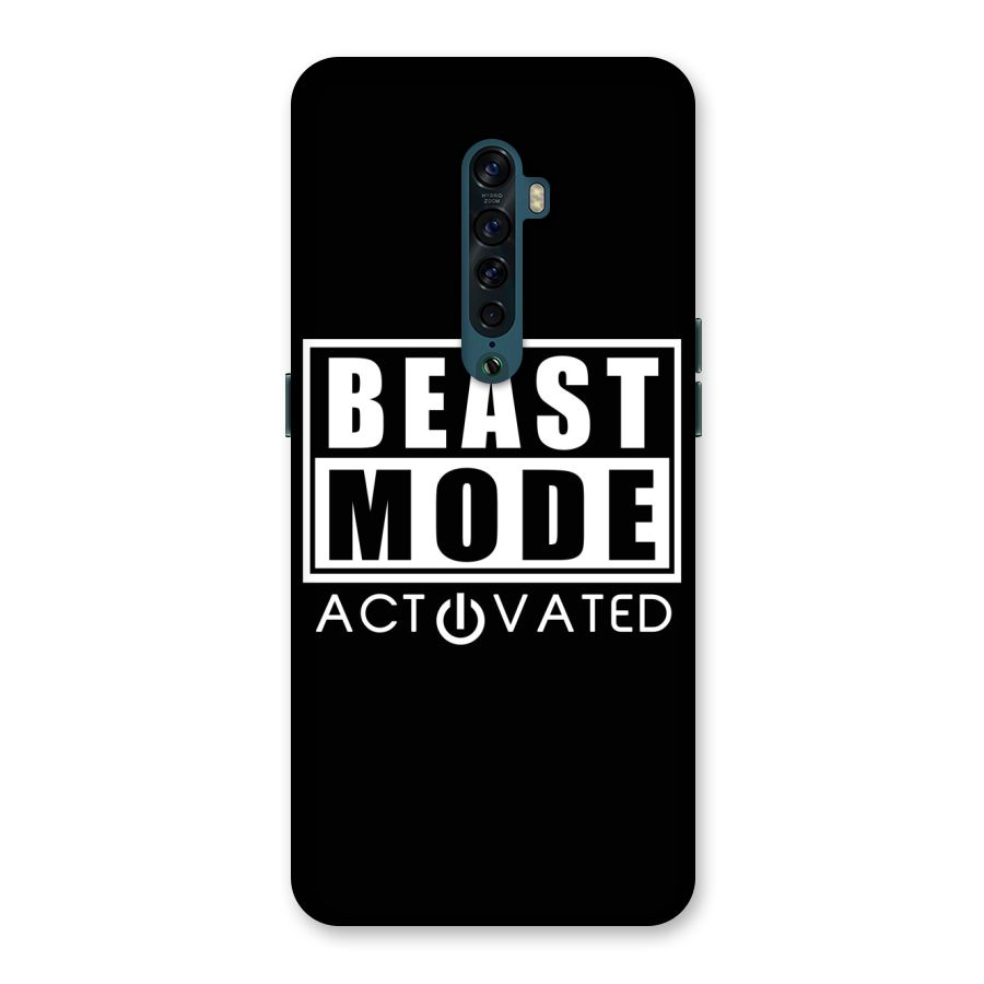 Beast Mode Activated Back Case for Oppo Reno2
