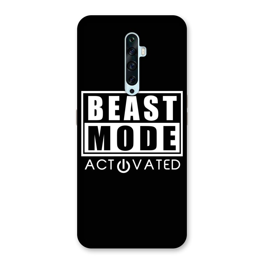 Beast Mode Activated Back Case for Oppo Reno2 F