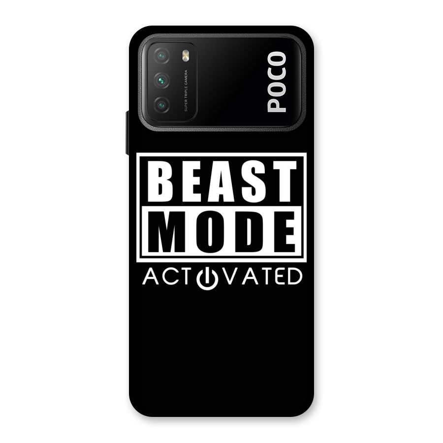 Beast Mode Activated Back Case for Poco M3