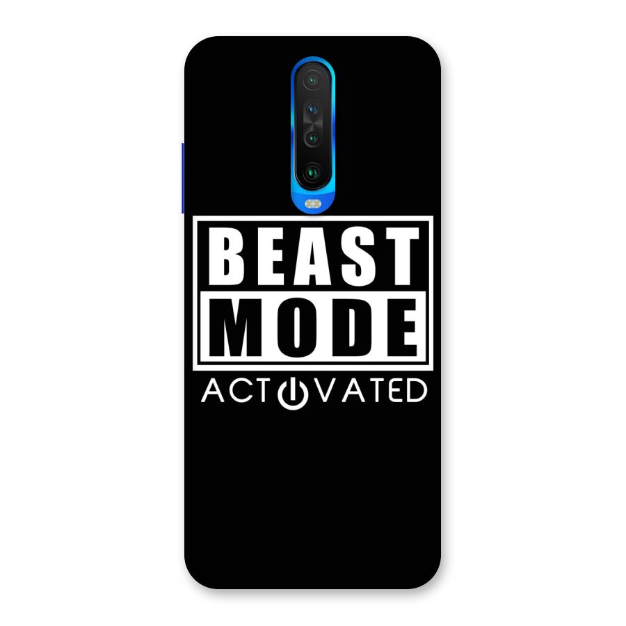 Beast Mode Activated Back Case for Poco X2