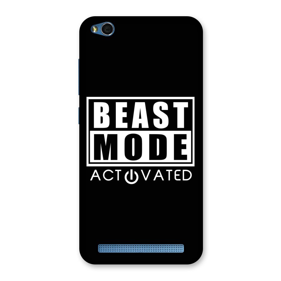 Beast Mode Activated Back Case for Redmi 5A