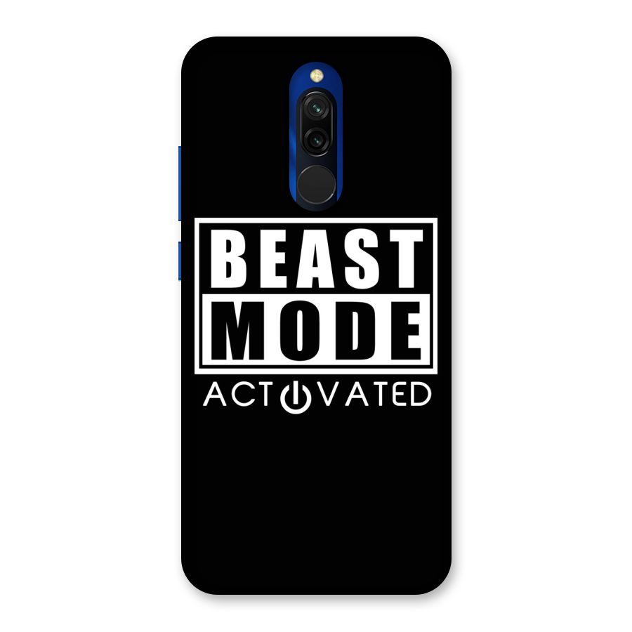 Beast Mode Activated Back Case for Redmi 8