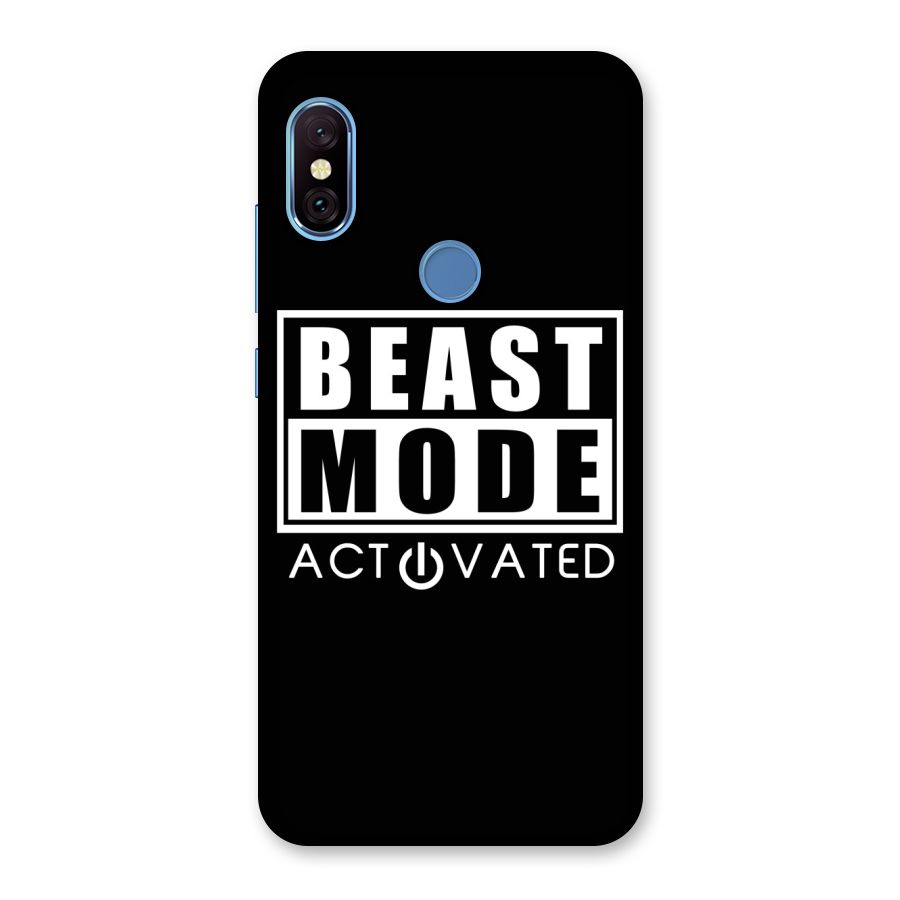 Beast Mode Activated Back Case for Redmi Note 6 Pro