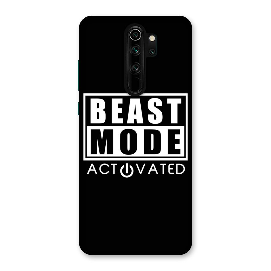 Beast Mode Activated Back Case for Redmi Note 8 Pro
