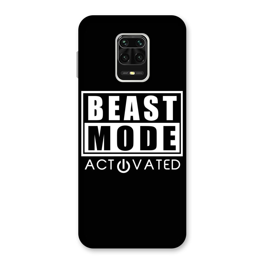 Beast Mode Activated Back Case for Redmi Note 9 Pro