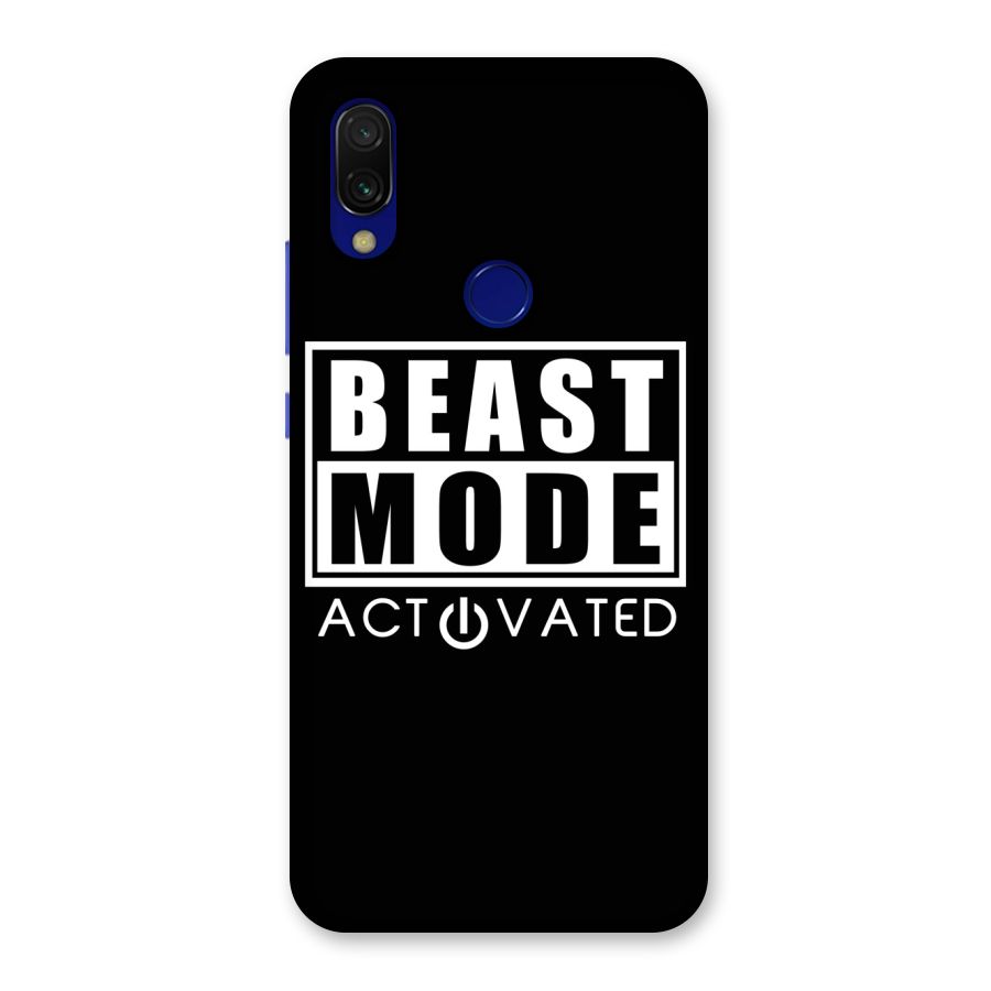 Beast Mode Activated Back Case for Redmi Y3