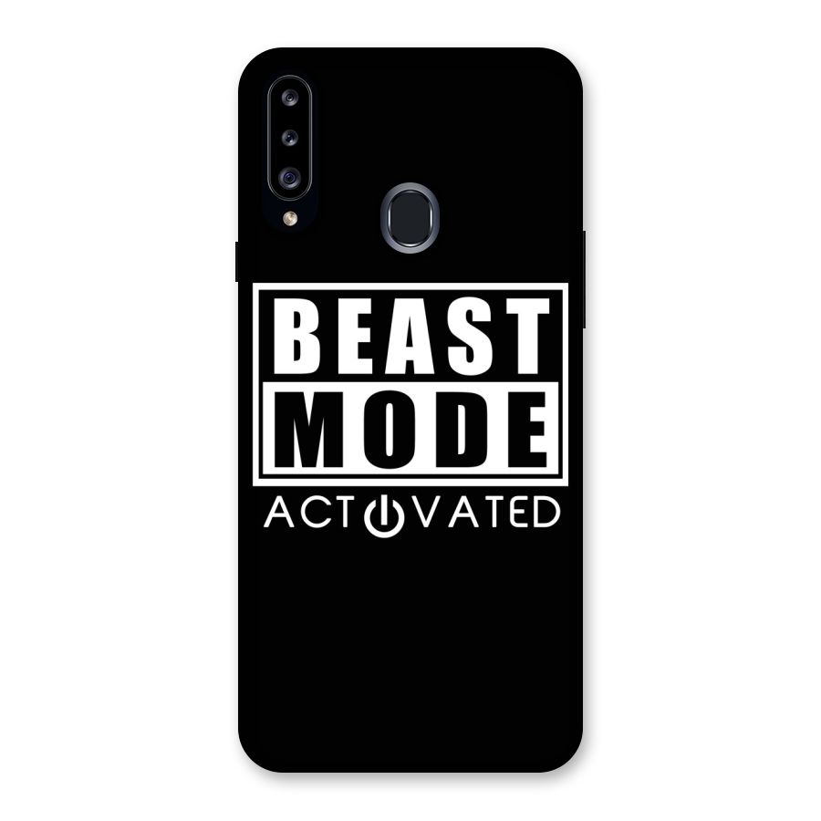 Beast Mode Activated Back Case for Samsung Galaxy A20s