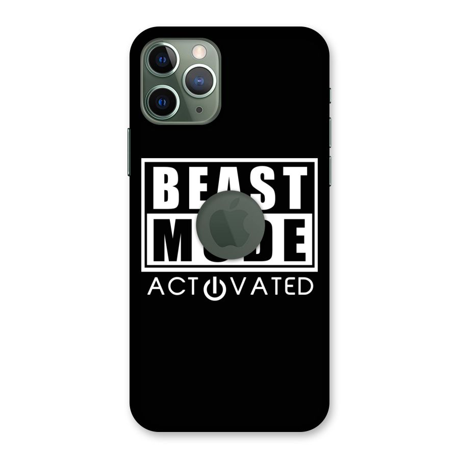 Beast Mode Activated Back Case for iPhone 11 Pro Logo  Cut