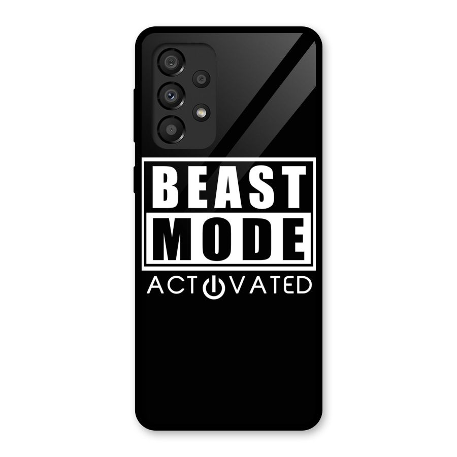 Beast Mode Activated Glass Back Case for Galaxy A33 5G