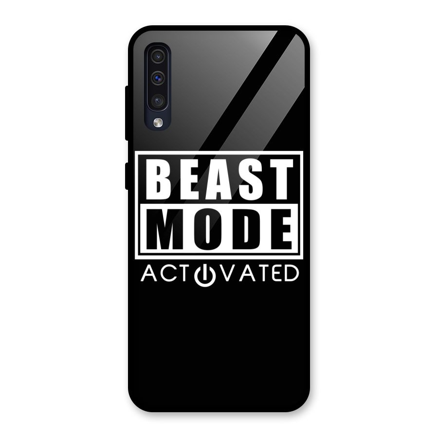 Beast Mode Activated Glass Back Case for Galaxy A50s
