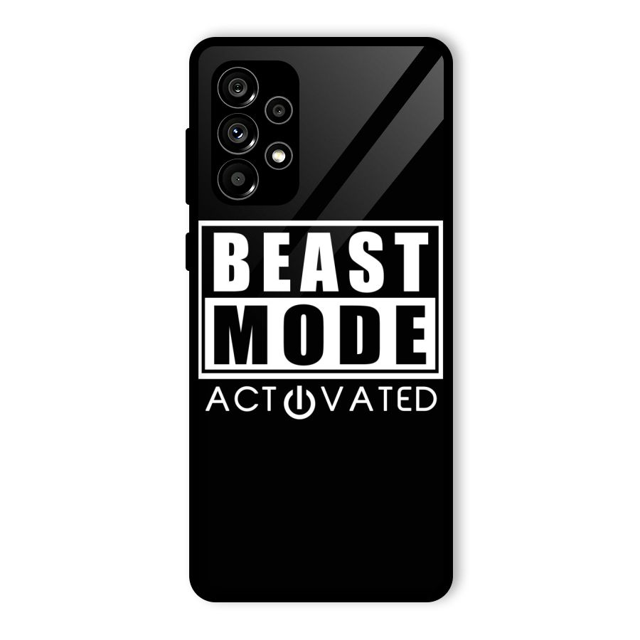 Beast Mode Activated Glass Back Case for Galaxy A73 5G