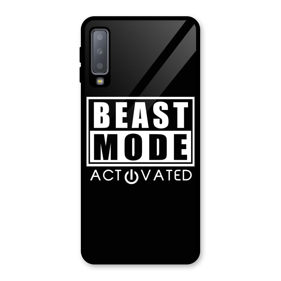 Beast Mode Activated Glass Back Case for Galaxy A7 (2018)