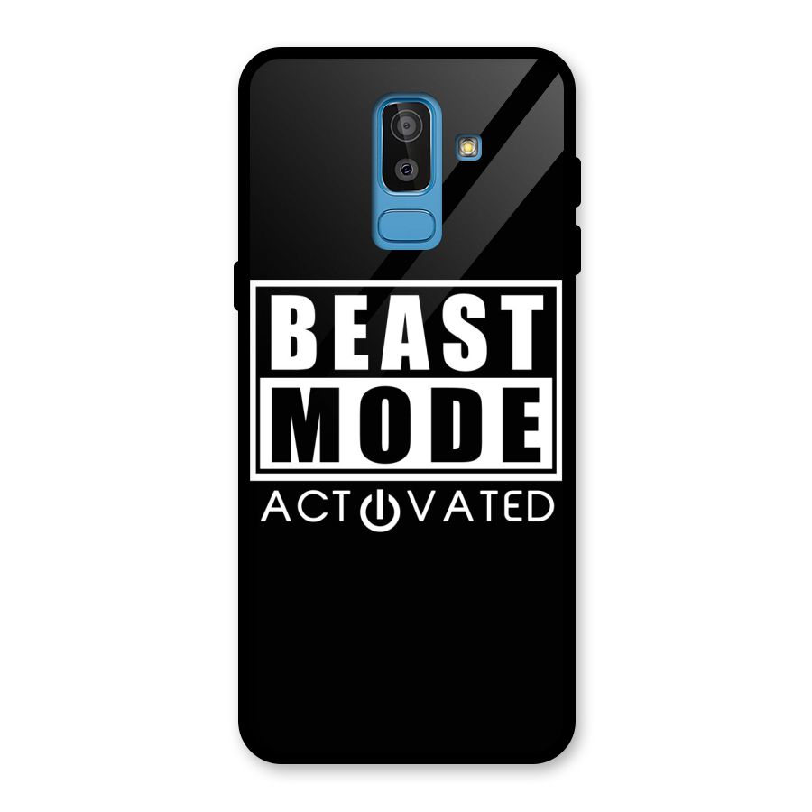 Beast Mode Activated Glass Back Case for Galaxy J8