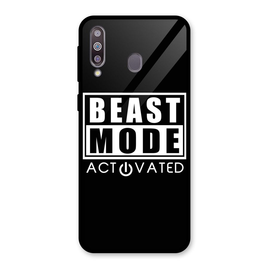 Beast Mode Activated Glass Back Case for Galaxy M30