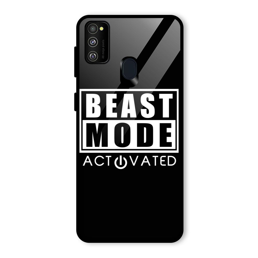 Beast Mode Activated Glass Back Case for Galaxy M30s