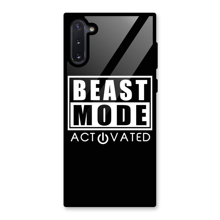 Beast Mode Activated Glass Back Case for Galaxy Note 10