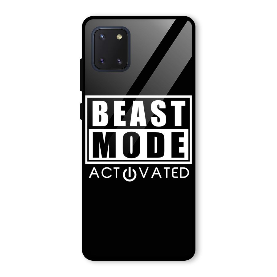 Beast Mode Activated Glass Back Case for Galaxy Note 10 Lite