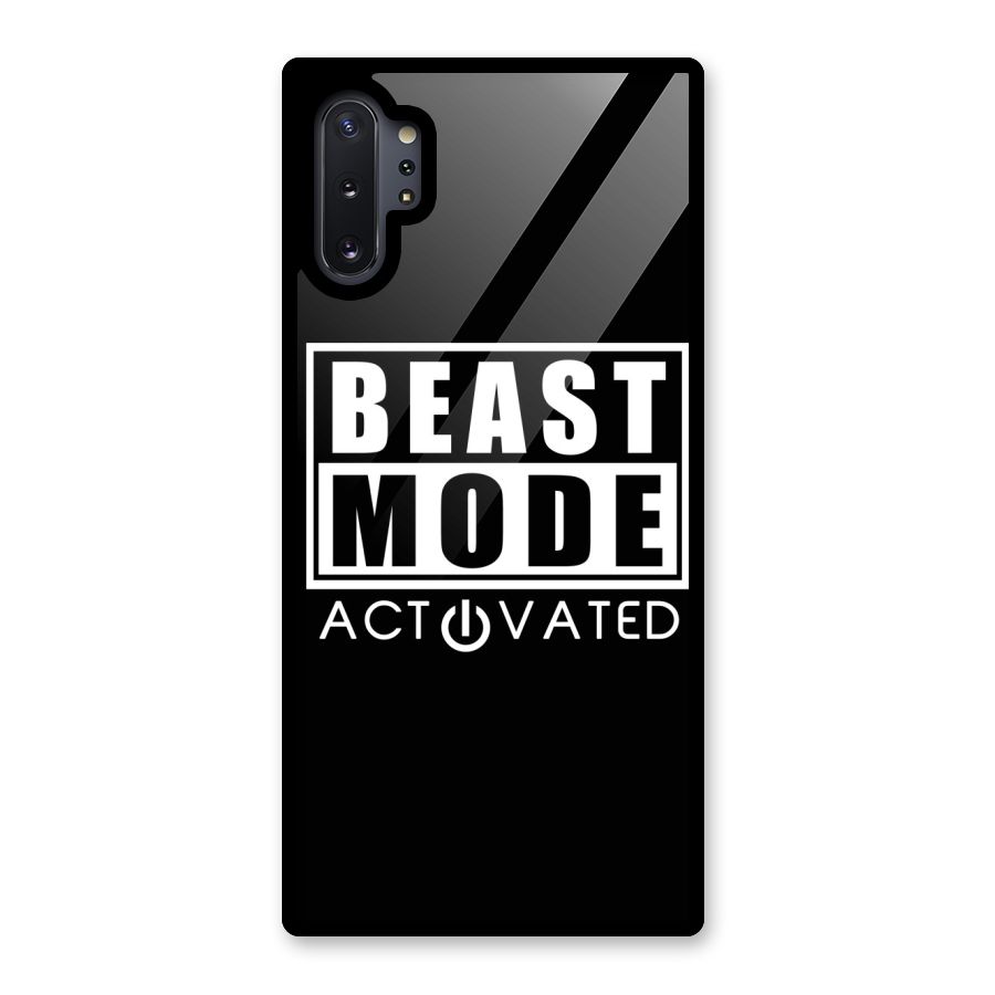 Beast Mode Activated Glass Back Case for Galaxy Note 10 Plus