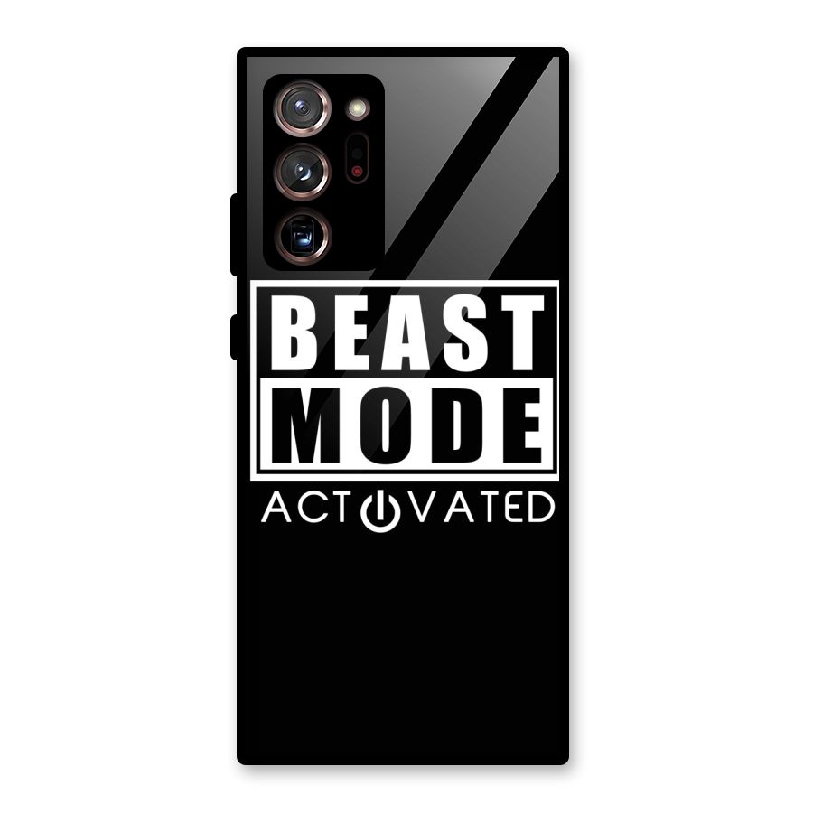 Beast Mode Activated Glass Back Case for Galaxy Note 20 Ultra