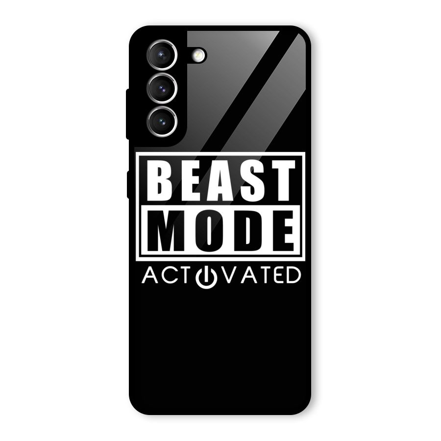 Beast Mode Activated Glass Back Case for Galaxy S21 5G