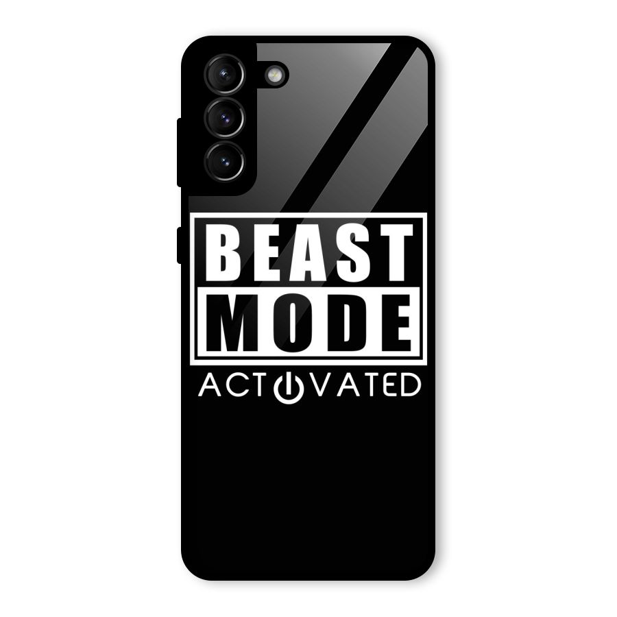 Beast Mode Activated Glass Back Case for Galaxy S21 Plus