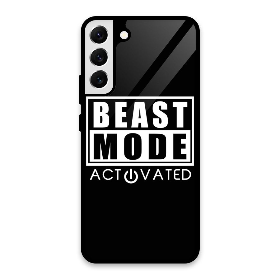 Beast Mode Activated Glass Back Case for Galaxy S22 Plus 5G