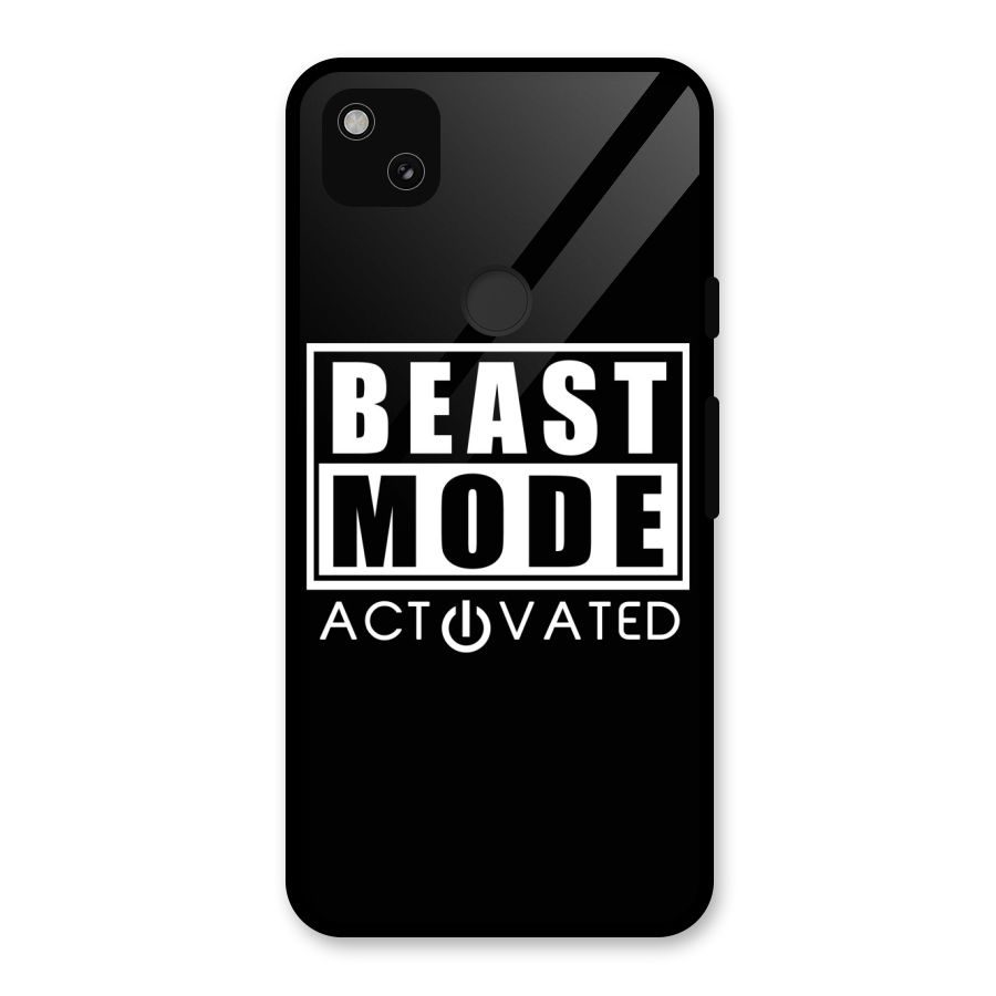 Beast Mode Activated Glass Back Case for Google Pixel 4a