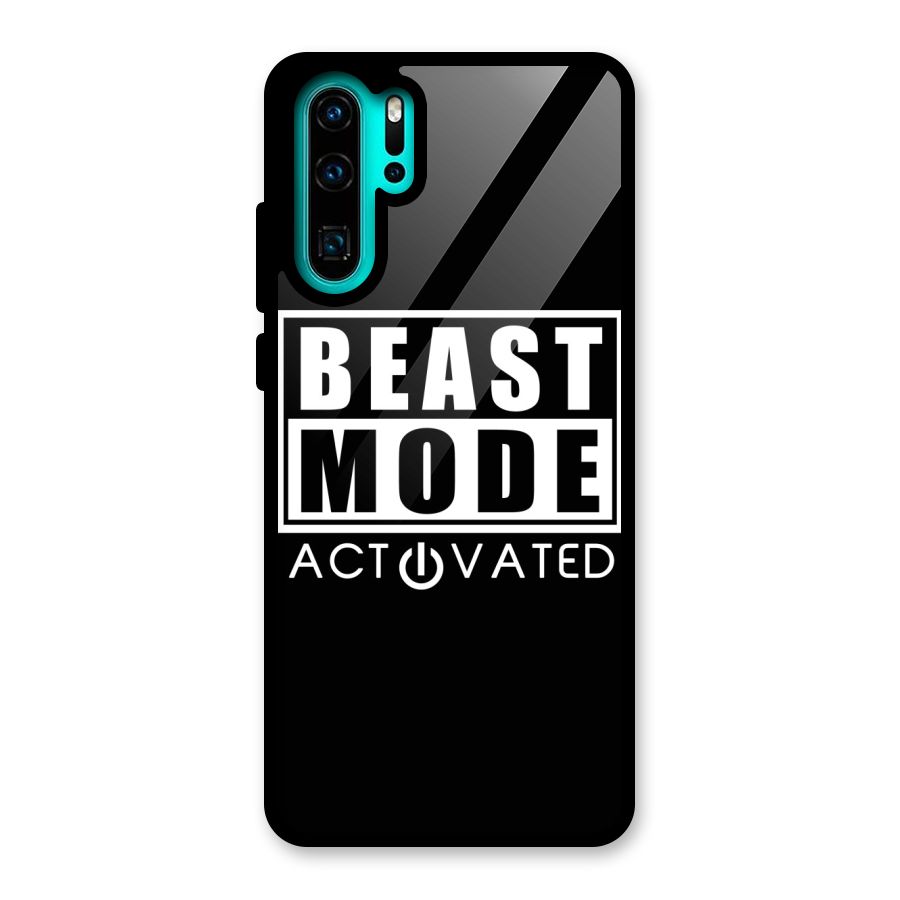 Beast Mode Activated Glass Back Case for Huawei P30 Pro