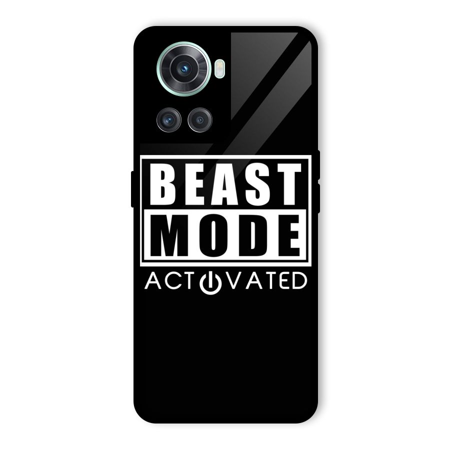 Beast Mode Activated Glass Back Case for OnePlus 10R